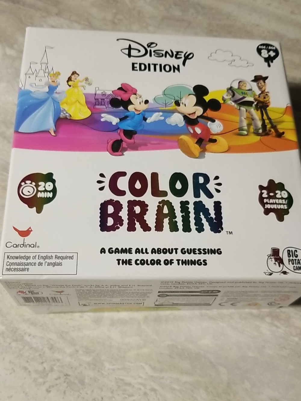 Disney Color Brain Family Game - Not Complete